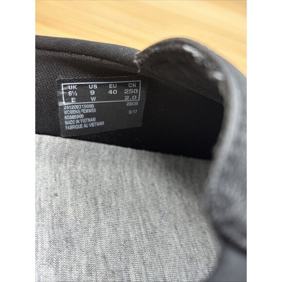 Clarks Women's Cloudsteppers Sillian Paz Slip-On Flats 9W Black Nubuck Comfort - Picture 8 of 9